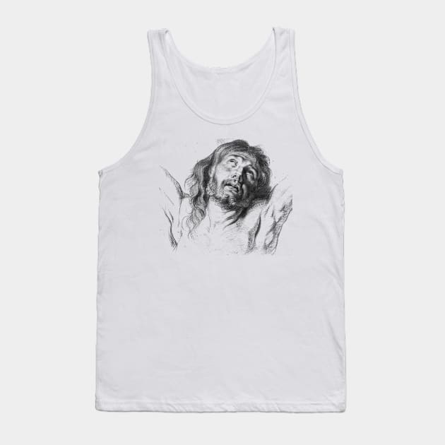 Head Of Christ Tank Top by Flippin' Sweet Gear